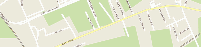 Mappa della impresa vidoni alfonso a UDINE
