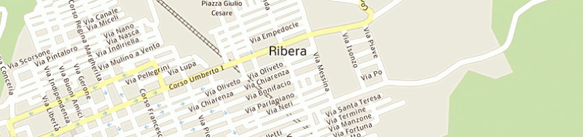 Mappa della impresa canduscio paolo a RIBERA