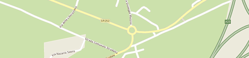 Mappa della impresa calcestruzzi zillo spa a GONARS