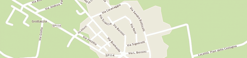 Mappa della impresa pucciarelli francesco a CINGOLI