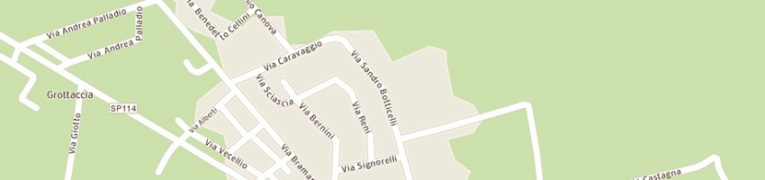 Mappa della impresa massei mario e silvano (snc) a CINGOLI