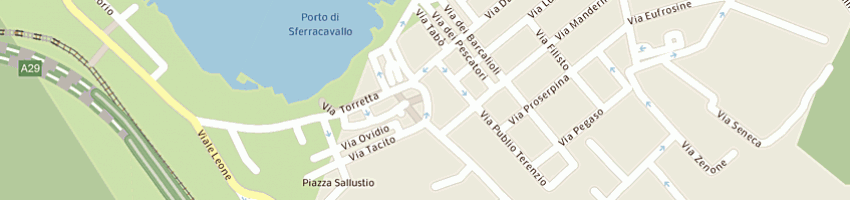 Mappa della impresa vassallo anna maria a PALERMO