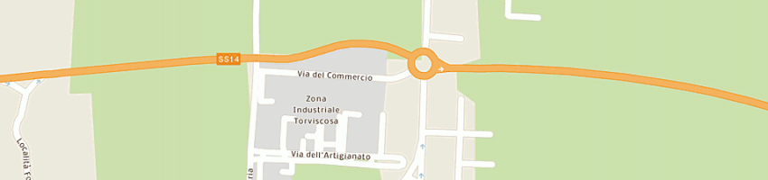 Mappa della impresa eurogarage di carturan stefano a TORVISCOSA