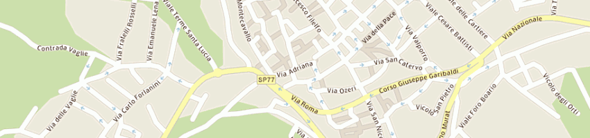 Mappa della impresa radiotecnica maceratese a TOLENTINO