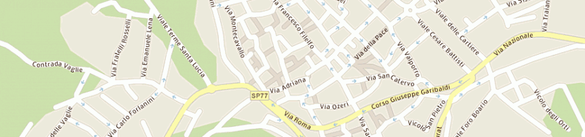 Mappa della impresa petini piero a TOLENTINO