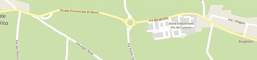 Mappa della impresa salumificio vito (srl) a MONTE SAN VITO