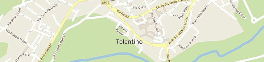 Mappa della impresa della ceca elettronica di della ceca simone e michele snc a TOLENTINO