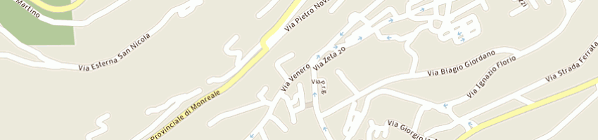 Mappa della impresa vilardo gaetana a MONREALE