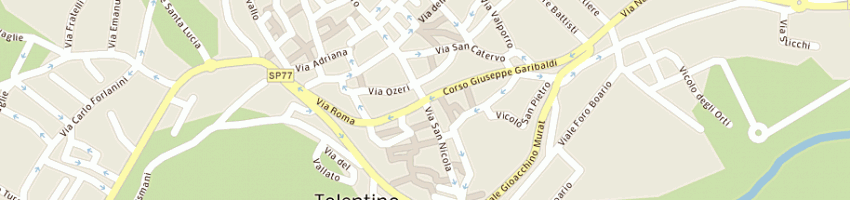 Mappa della impresa comune di tolentino a TOLENTINO