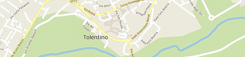 Mappa della impresa istituto nazionale assistenza sociale a TOLENTINO