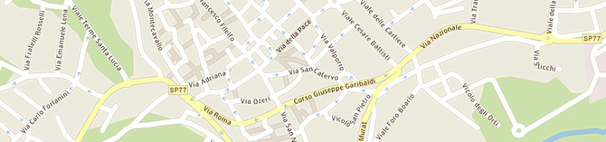 Mappa della impresa edilizia buresta giovanni a TOLENTINO