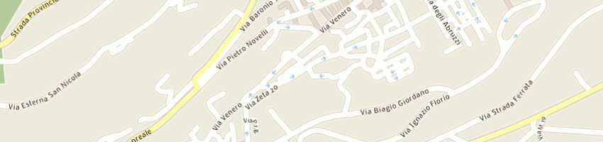 Mappa della impresa geyser di la mantia rosalia a MONREALE