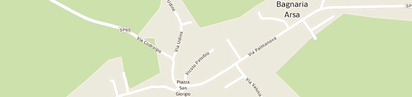 Mappa della impresa aspiag service srl a BAGNARIA ARSA