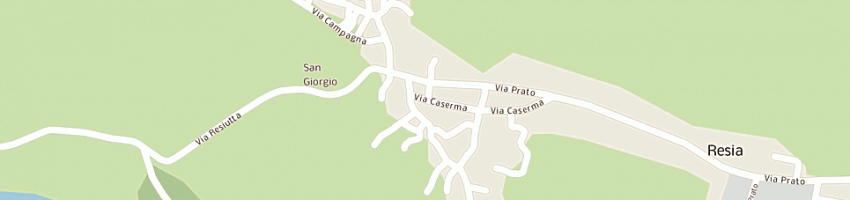 Mappa della impresa comune di resia a RESIA