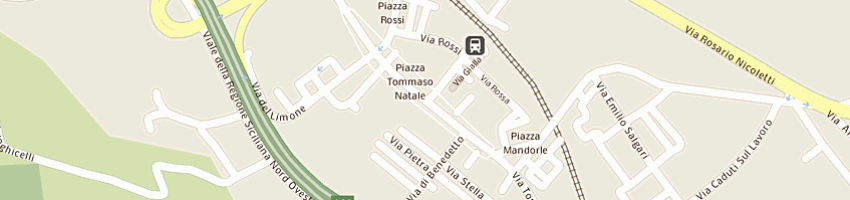 Mappa della impresa tuzzolino roberto a PALERMO