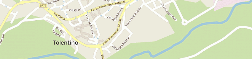 Mappa della impresa paparoni emilio a TOLENTINO