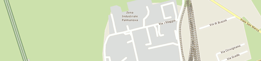 Mappa della impresa franz e marnicco a PALMANOVA