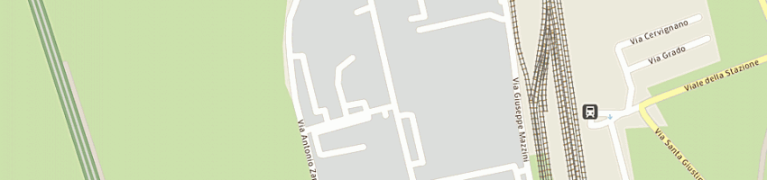 Mappa della impresa ogv - officine grafiche visentin snc a PALMANOVA