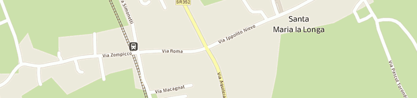 Mappa della impresa trattoria alla berlina di danielis bruno e c snc a SANTA MARIA LA LONGA