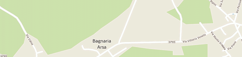 Mappa della impresa di francesco manfredi a UDINE