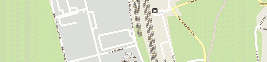 Mappa della impresa bartolini spa a PALMANOVA