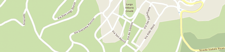 Mappa della impresa edil srocco srl a SARNANO