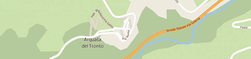 Mappa della impresa falegnameria flli pozzi alessandro e ermino snc a ARQUATA DEL TRONTO