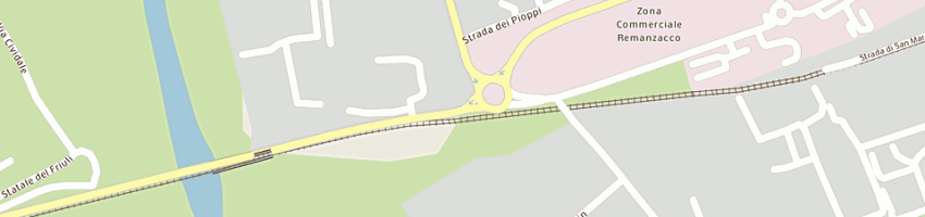 Mappa della impresa calligaris fabio e c sas a REMANZACCO