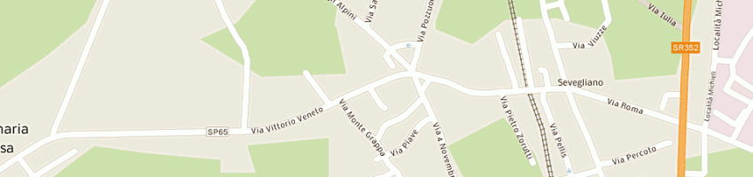 Mappa della impresa vidal francesco a BAGNARIA ARSA