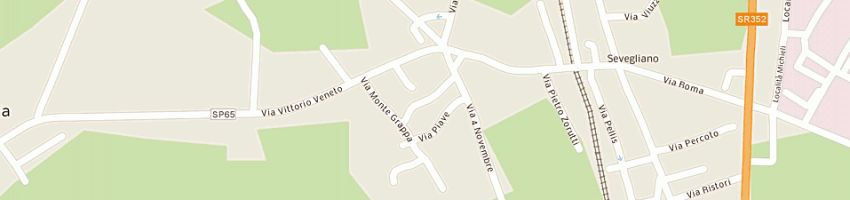 Mappa della impresa cudin massimiliano a BAGNARIA ARSA