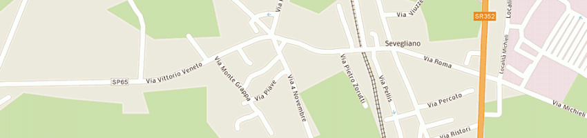 Mappa della impresa municipio a BAGNARIA