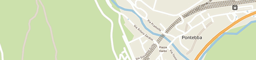 Mappa della impresa scuola media statale' arturo zardini' a PONTEBBA