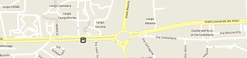 Mappa della impresa messina francesco sas a PALERMO