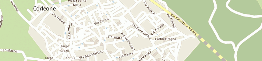 Mappa della impresa billeri maria a CORLEONE