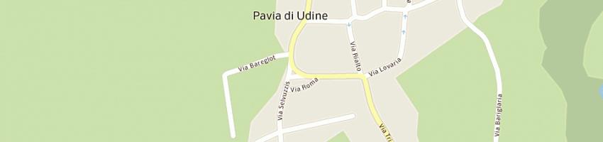Mappa della impresa friuli bar - trattoria di de sabbata aldo e c snc a PAVIA DI UDINE