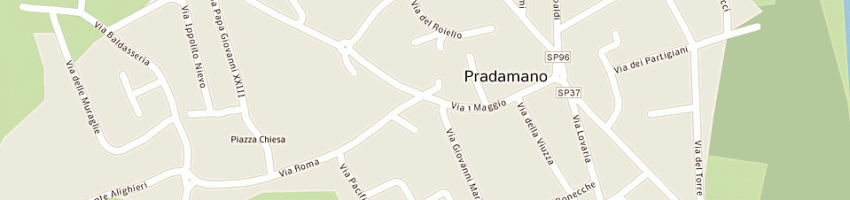 Mappa della impresa tuniz mauro a PRADAMANO