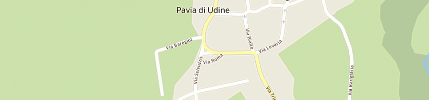 Mappa della impresa panificio puppo di vescovo vittoria e c snc a PAVIA DI UDINE