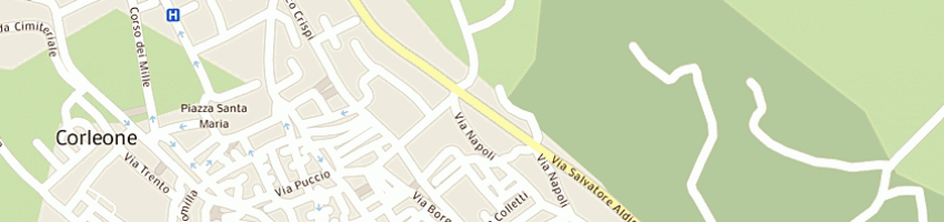 Mappa della impresa zabbia giuseppe a CORLEONE