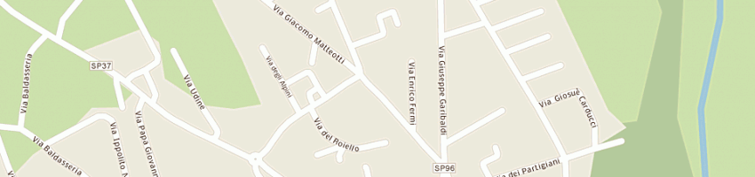 Mappa della impresa beltrame daniela a PRADAMANO