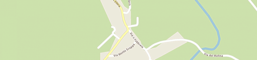 Mappa della impresa trattoria all'antico boschetto a POVOLETTO