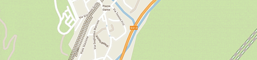 Mappa della impresa vigili del fuoco a PONTEBBA