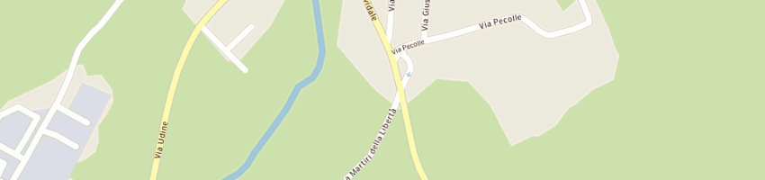 Mappa della impresa stazione forestale a ATTIMIS
