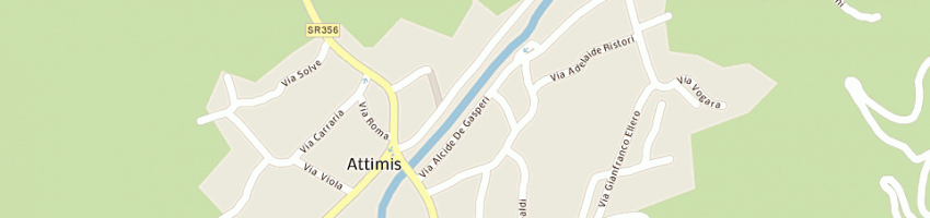 Mappa della impresa bar garibaldi a ATTIMIS