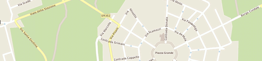 Mappa della impresa bordignon commerciale sas a PALMANOVA