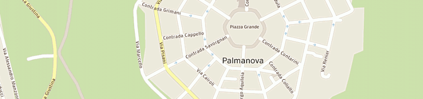 Mappa della impresa direzione didattica a PALMANOVA