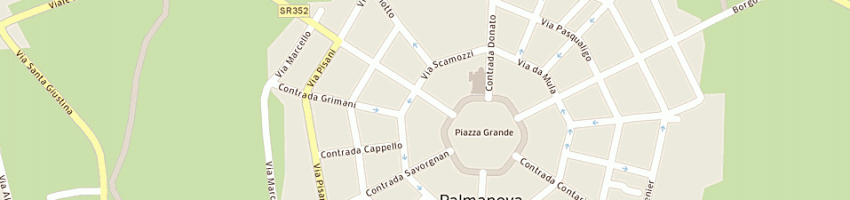 Mappa della impresa fioreria la floreal a PALMANOVA