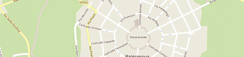 Mappa della impresa zucchi leonardo a PALMANOVA