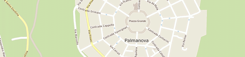 Mappa della impresa tono su tono a PALMANOVA