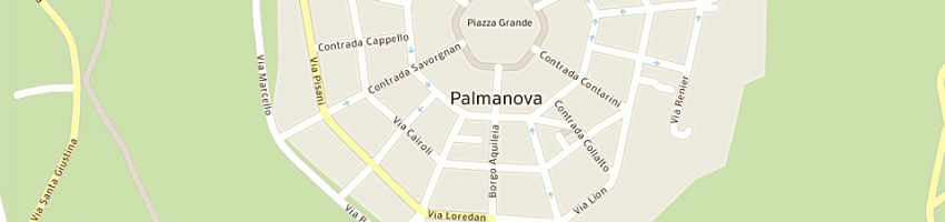 Mappa della impresa malisani di noro lodovico a PALMANOVA