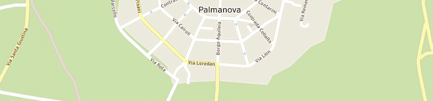 Mappa della impresa devetti claudio a PALMANOVA